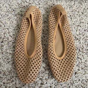 H&M Tan Mesh Women's Flats